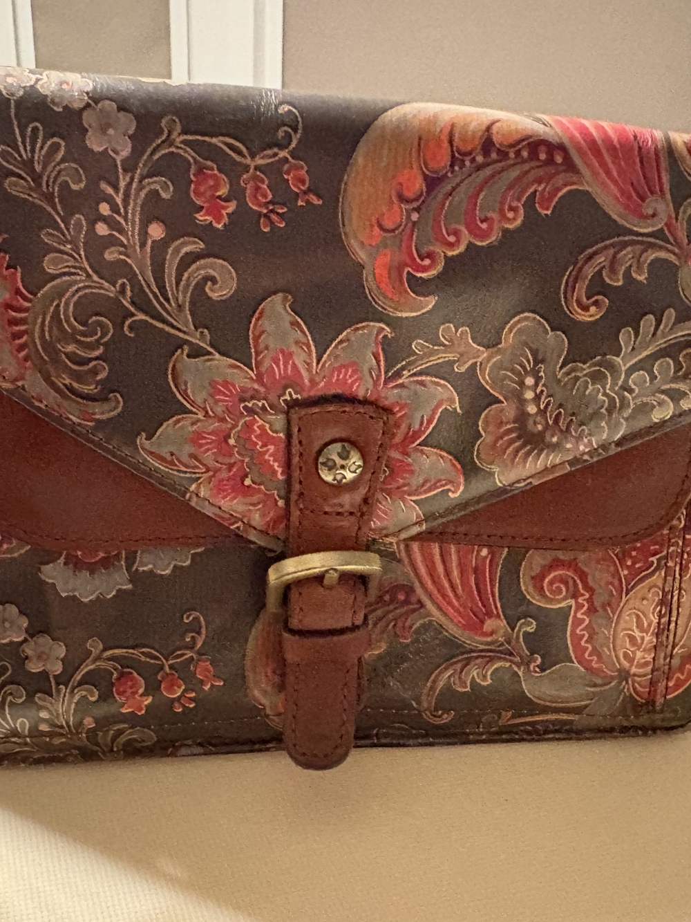 Patricia Nash Exclusive Dillard's Vintage Floral Envelope Crossbody Bag